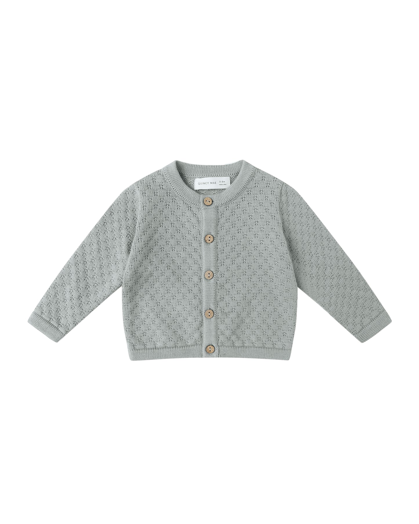 Steel Blue Knit Cardigan