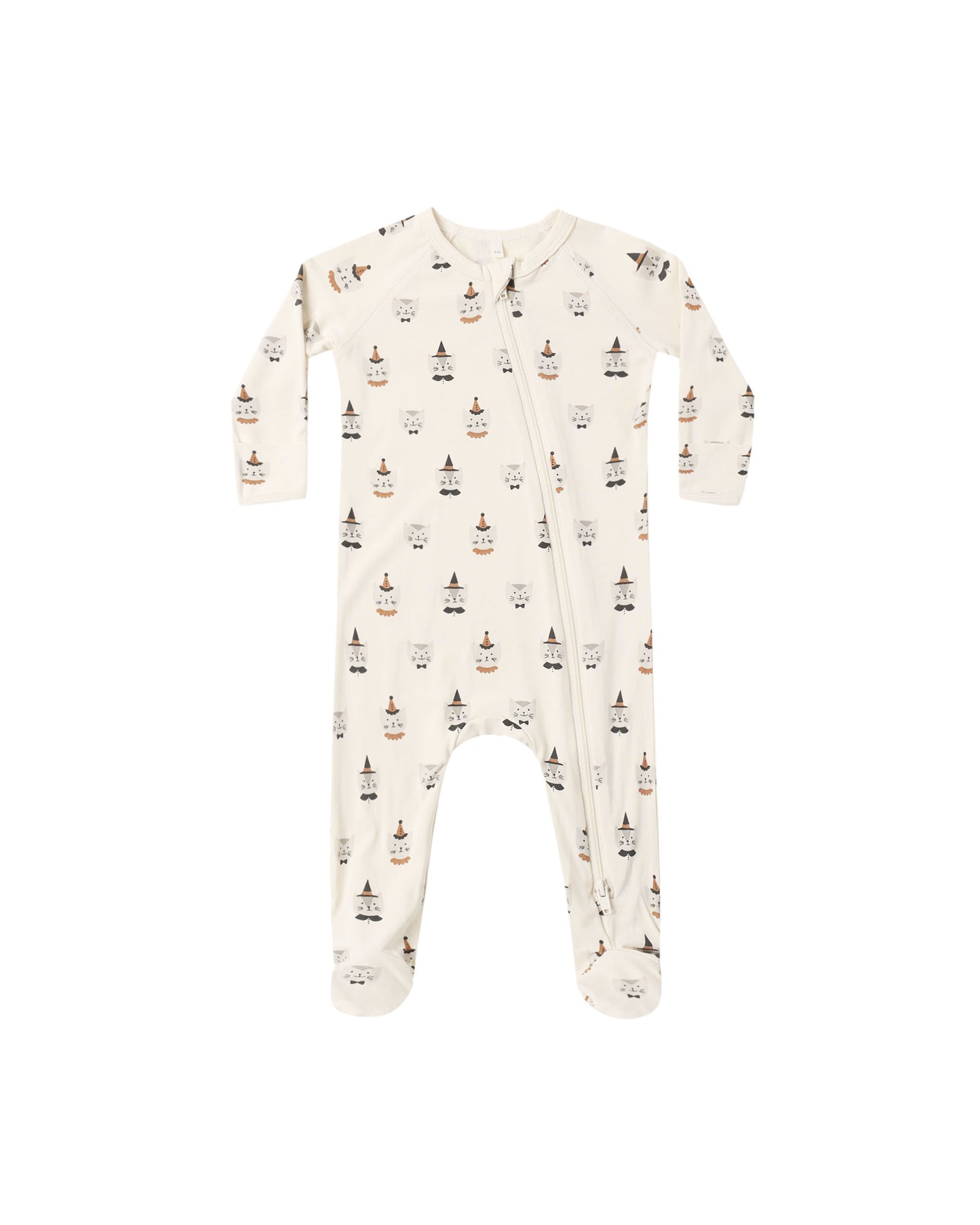 Costume Kittens Bamboo Zip Footie