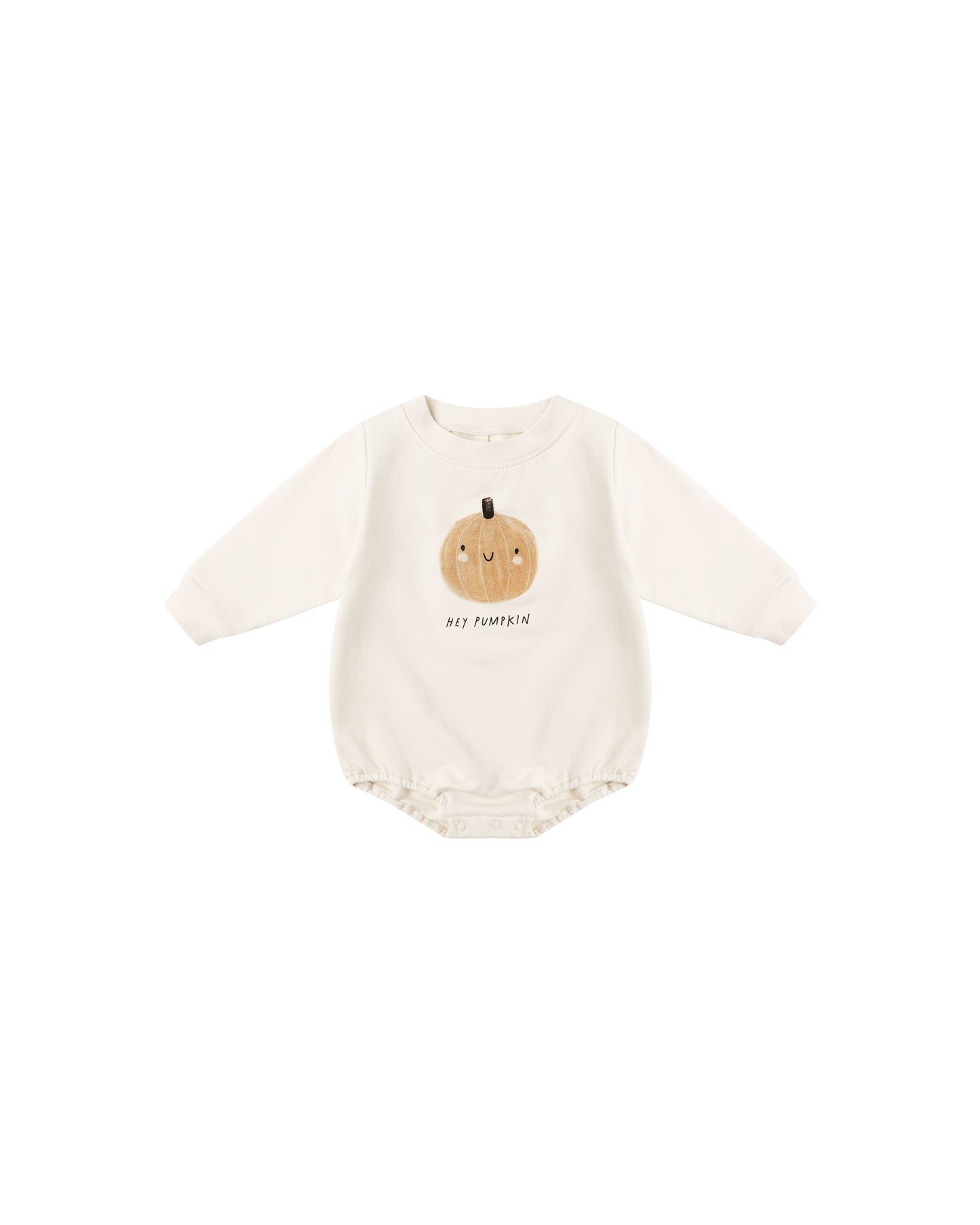 Pumpkin Crewneck Bubble Romper