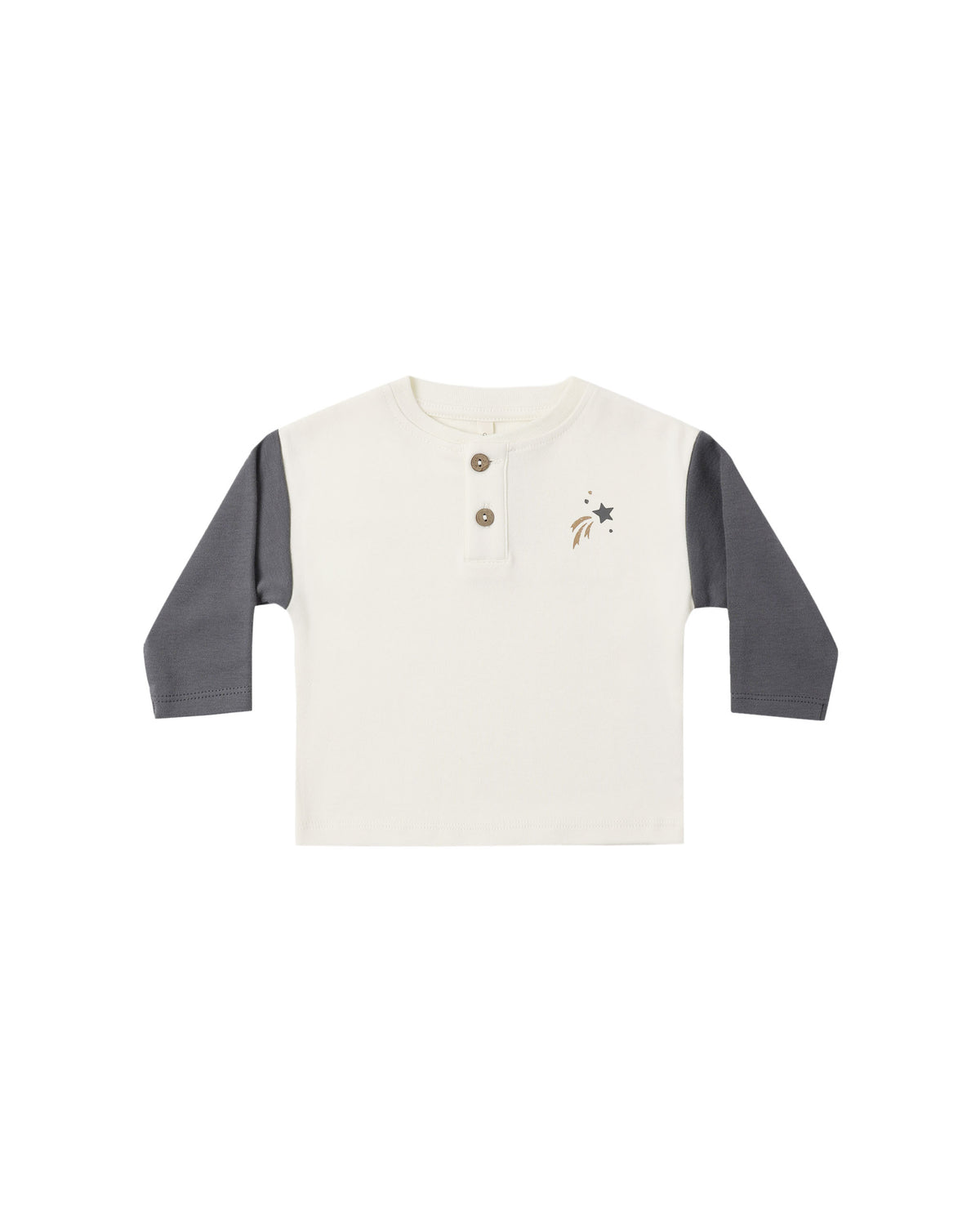 Midnight Long Sleeve Henley Tee