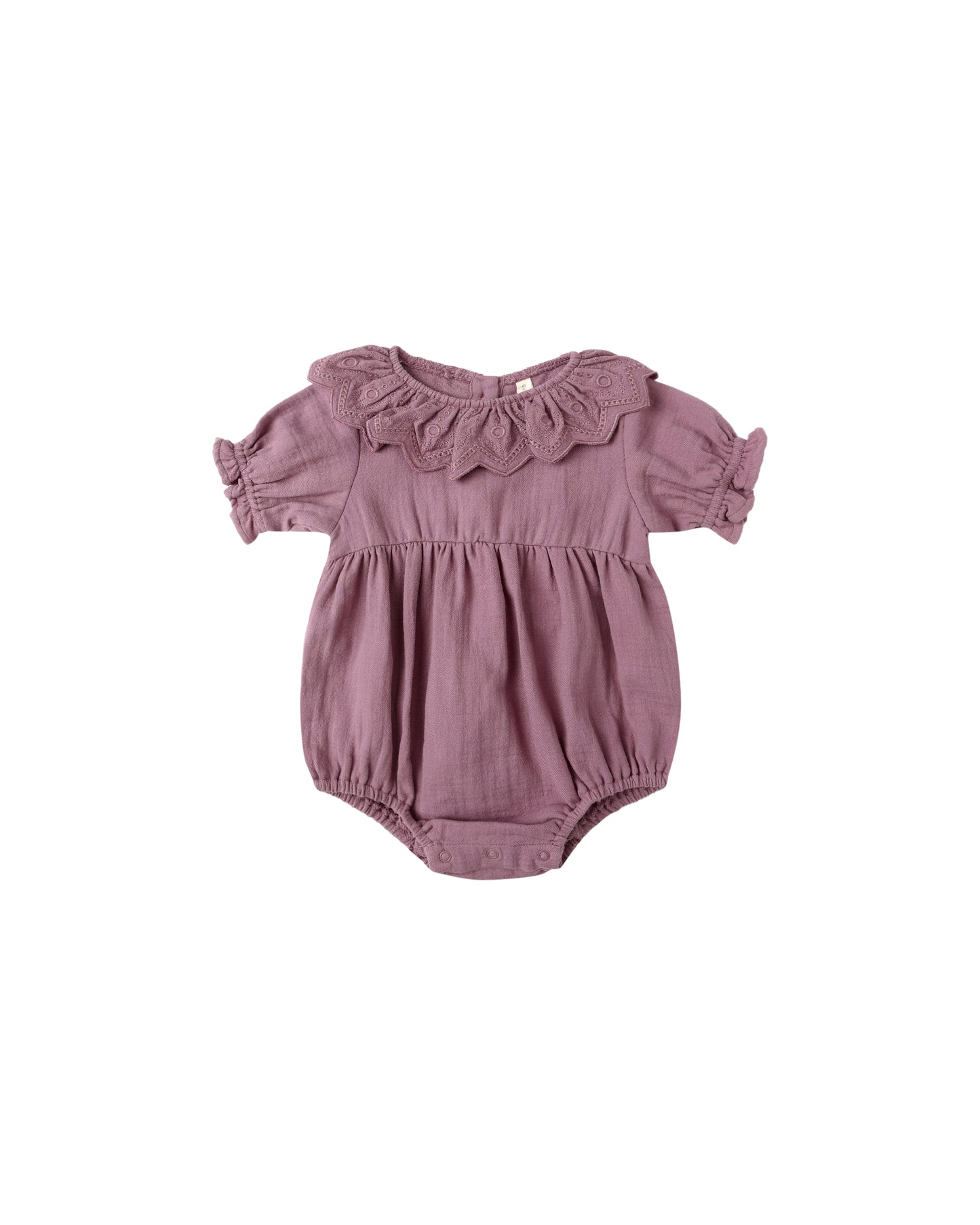 Mulberry Collared Romper