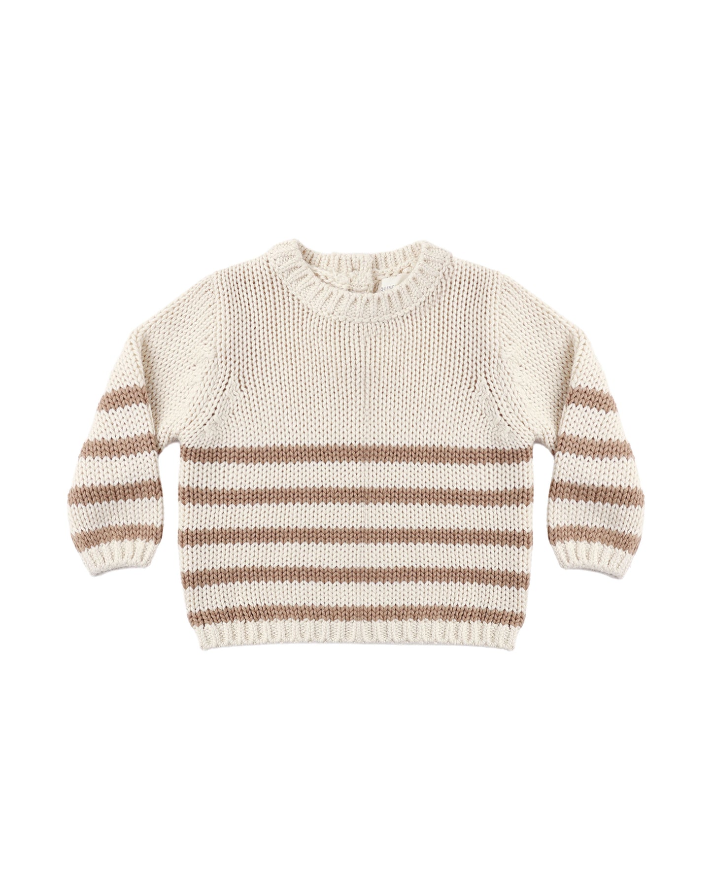 Almond Stripe Rex Sweater