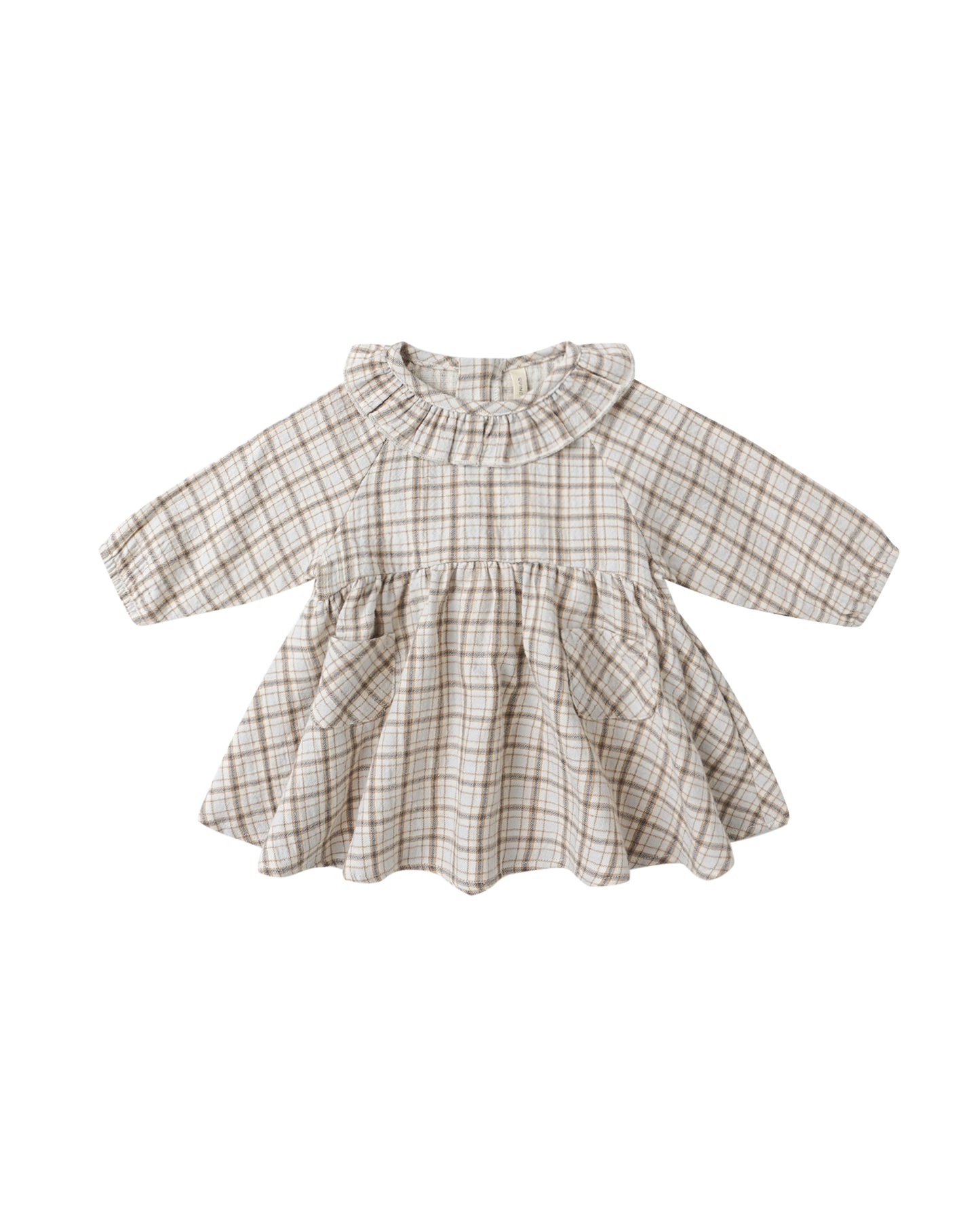 Simone Dress Blue Plaid