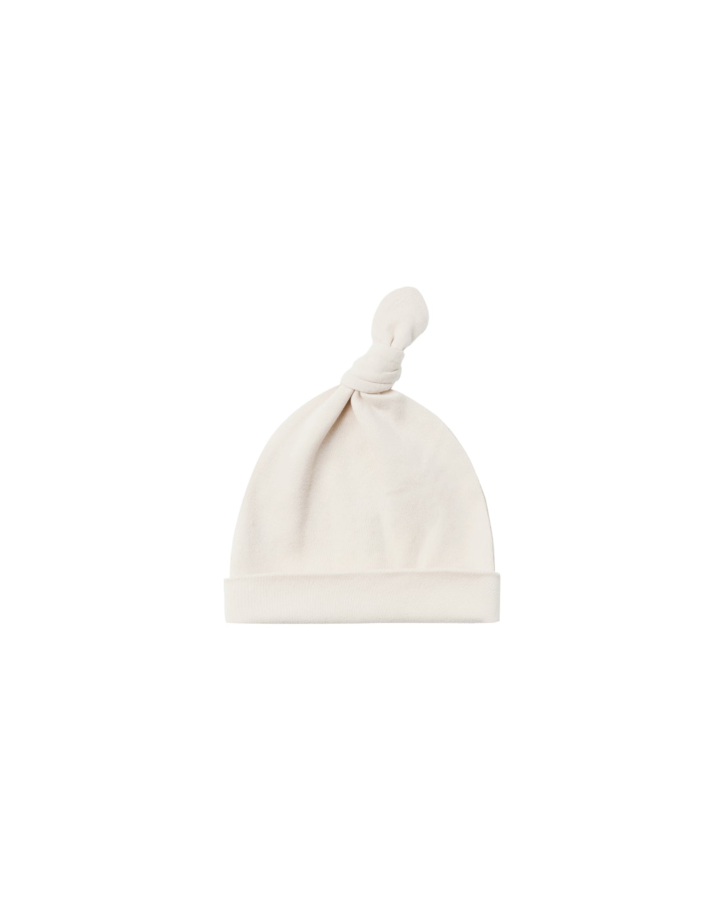 Natural Knotted Baby Hat