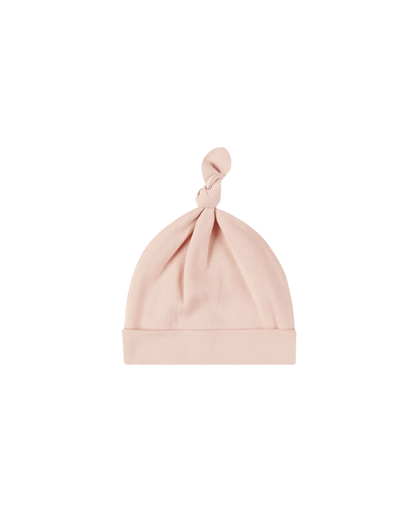 Dusty Rose Knotted Baby Hat