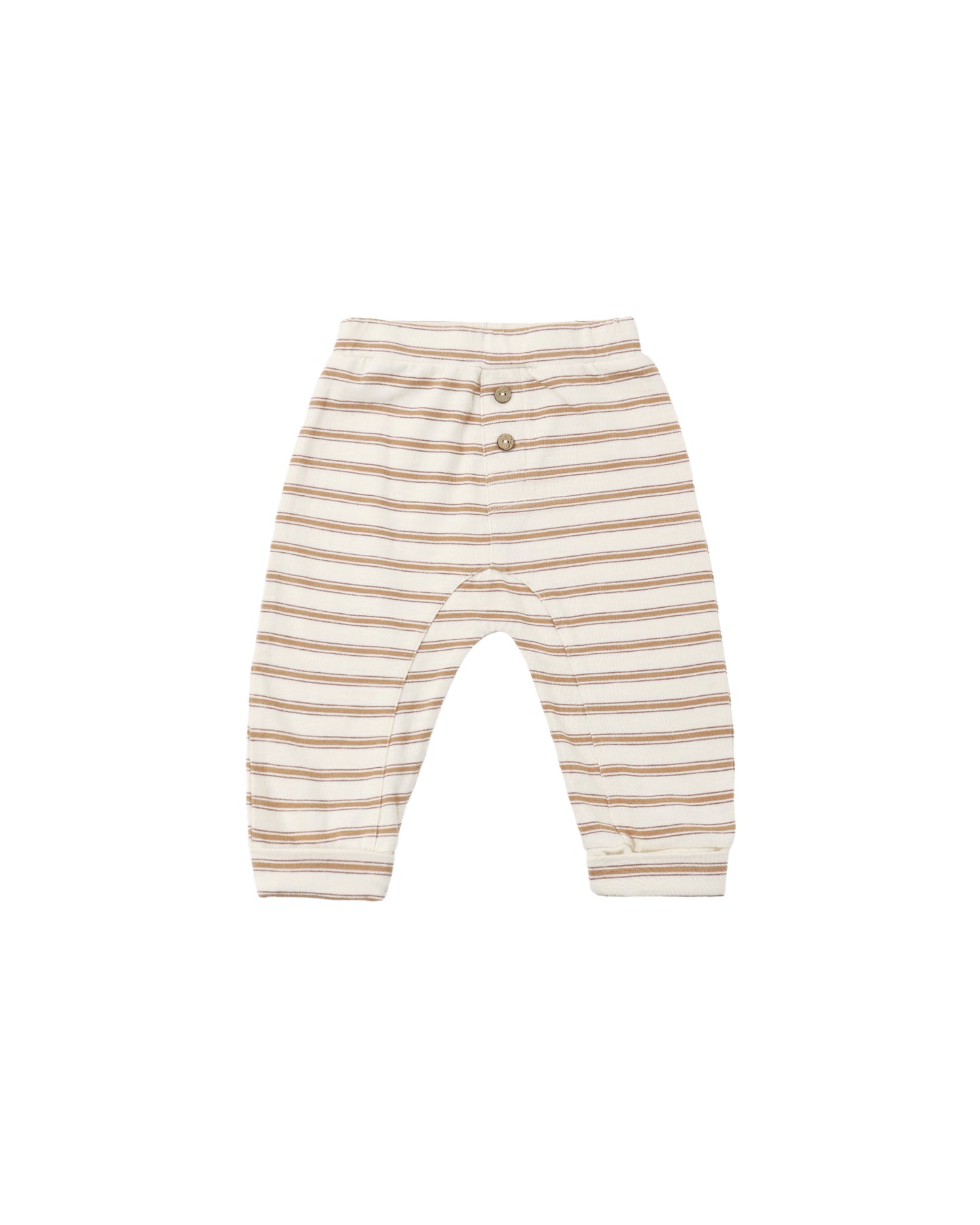 Fawn stripe baby cropped pants by Rylee & Cru, featuring soft fabric and comfortable fit for little ones.