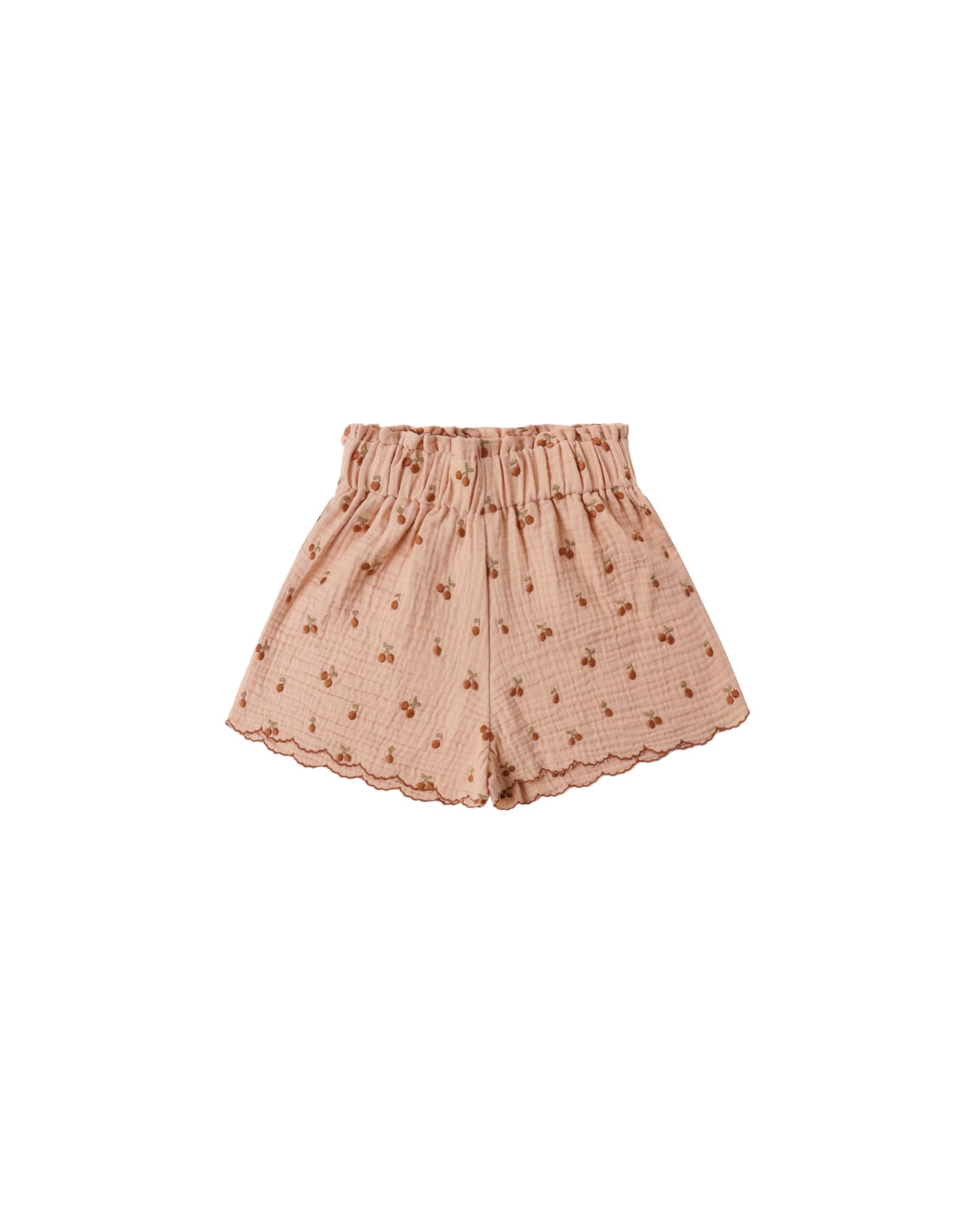 Rylee & Cru Melon Remi Short in soft fabric with a playful melon pattern, styled with elastic waistband and relaxed fit.