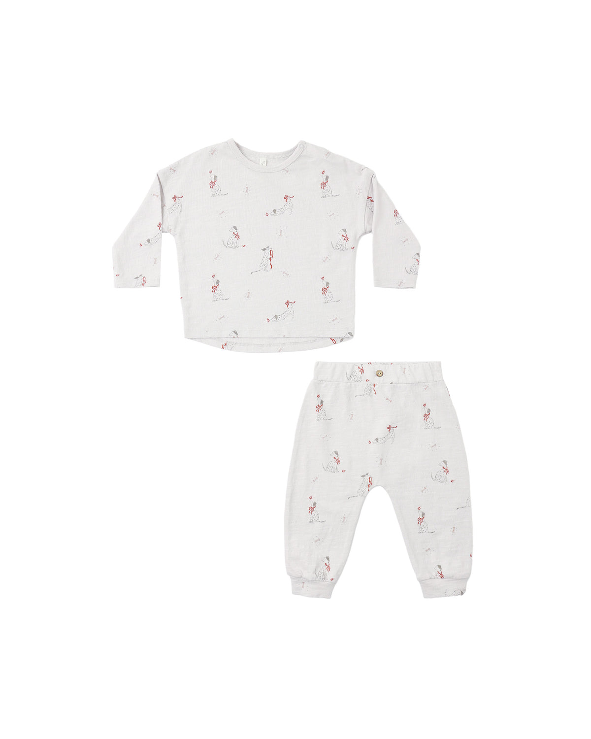 Dalmatian Long Sleeve Tee + Pant Set