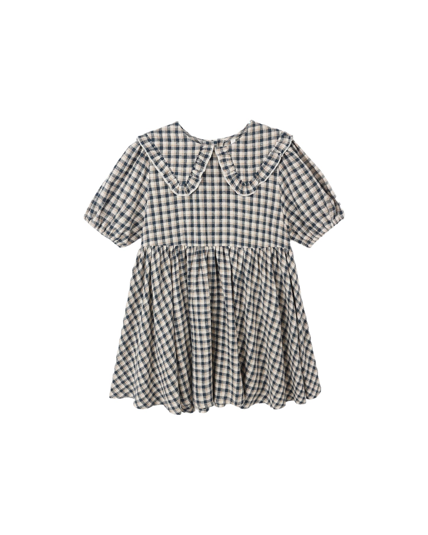 Rylee & Cru - Navy Check Camille Dress
