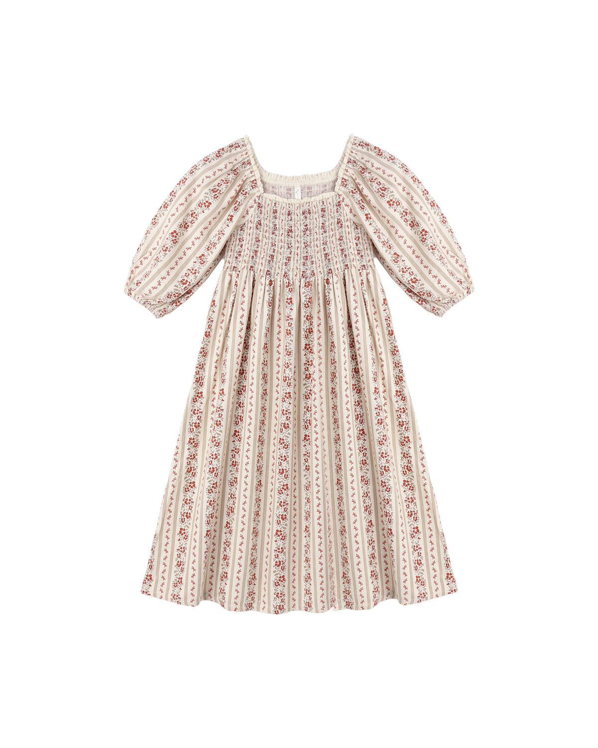 Floral Stripe Della Dress