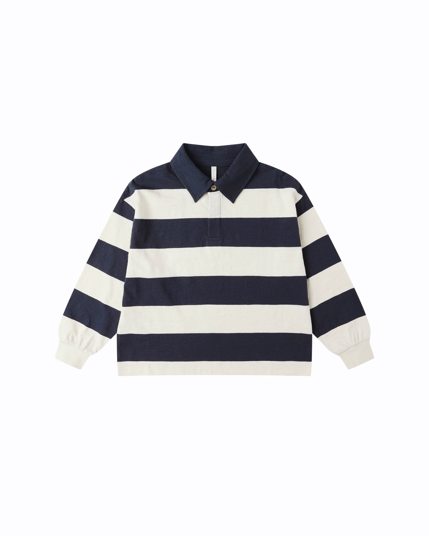 Rylee & Cru - Navy Stripe Rugby Polo