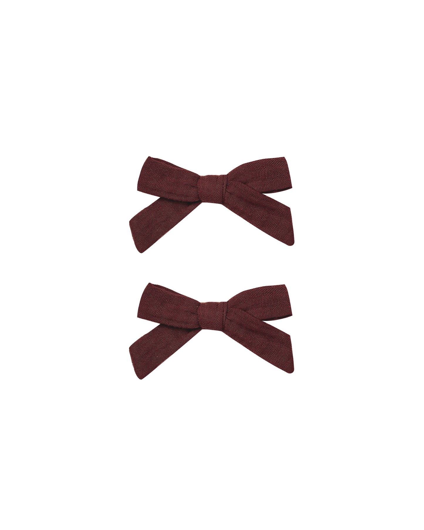 Rylee & Cru - Burgundy Bows Set of 2