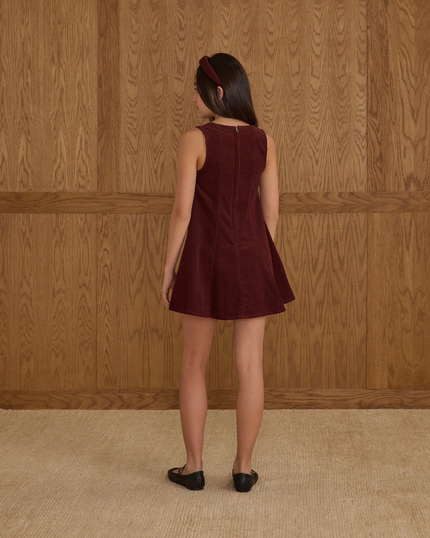 Rylee & Cru - Teen Burgundy Maeve Mini Dress