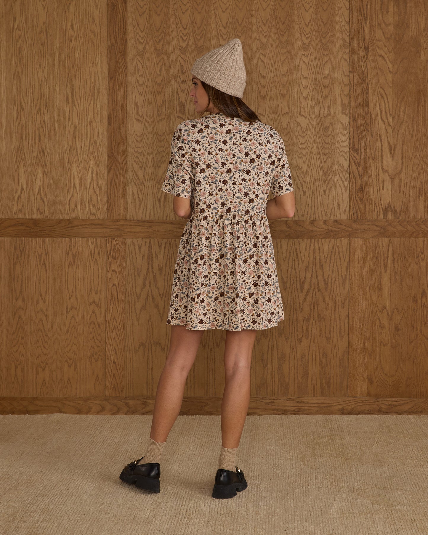 Women's Posy Button Jersey Mini Dress