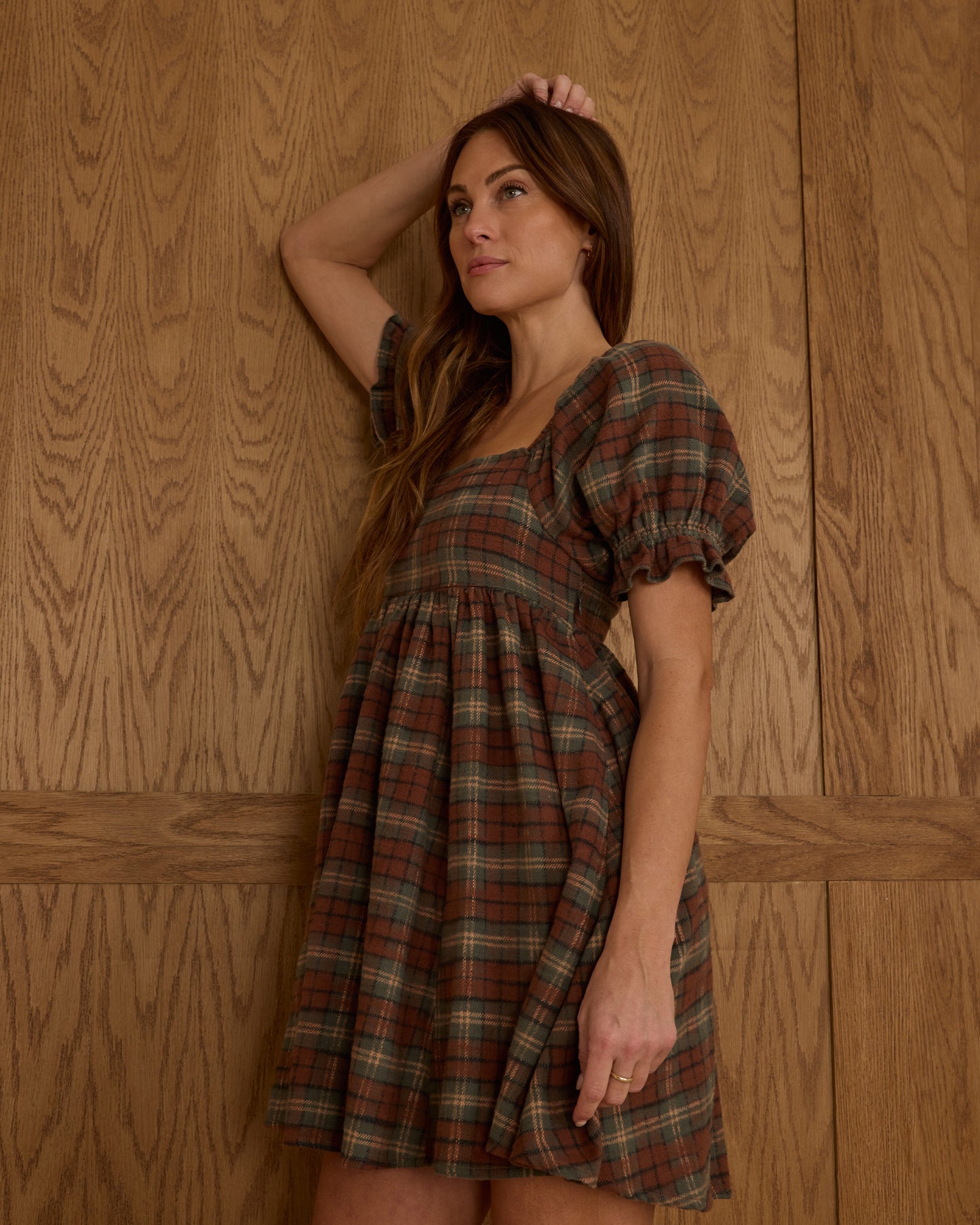 Women's Holiday Plaid Naomi Dress