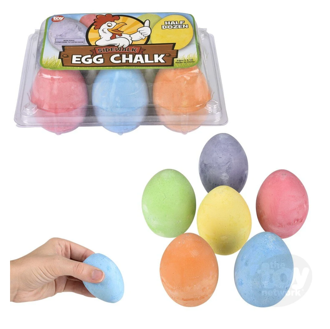 2.5" Egg Sidewalk Chalk