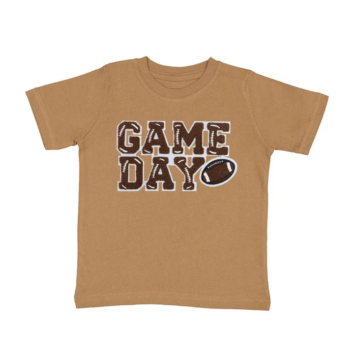 Sweet Wink - Game Day Patch Short Sleeve T-Shirt - Mocha