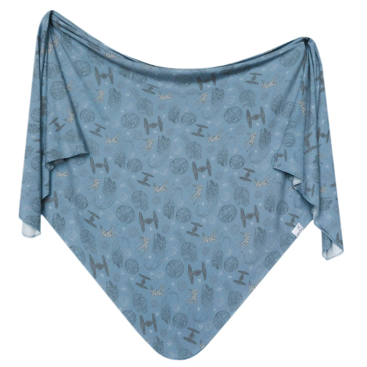 Copper Pearl - Starships Knit Swaddle Blanket