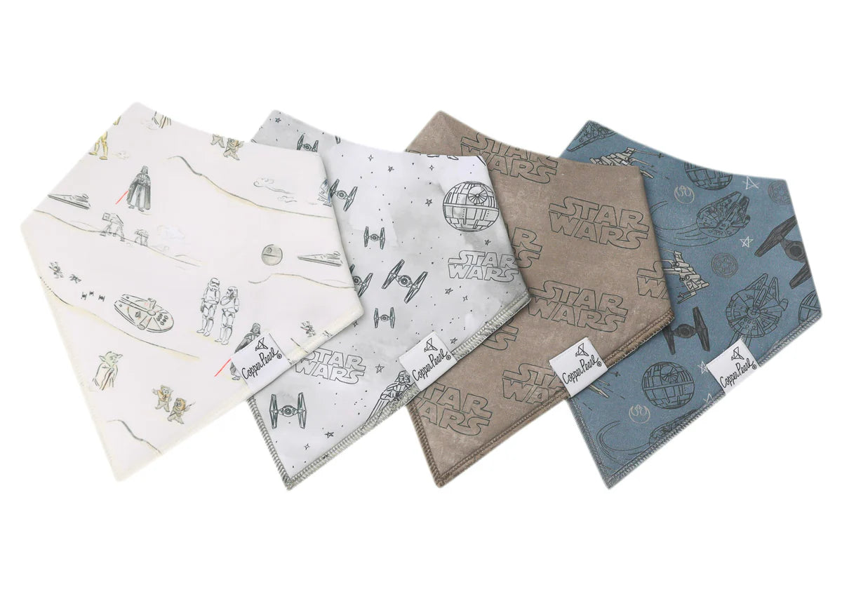 Copper Pearl - Tatooine Baby Bandana Bibs Set