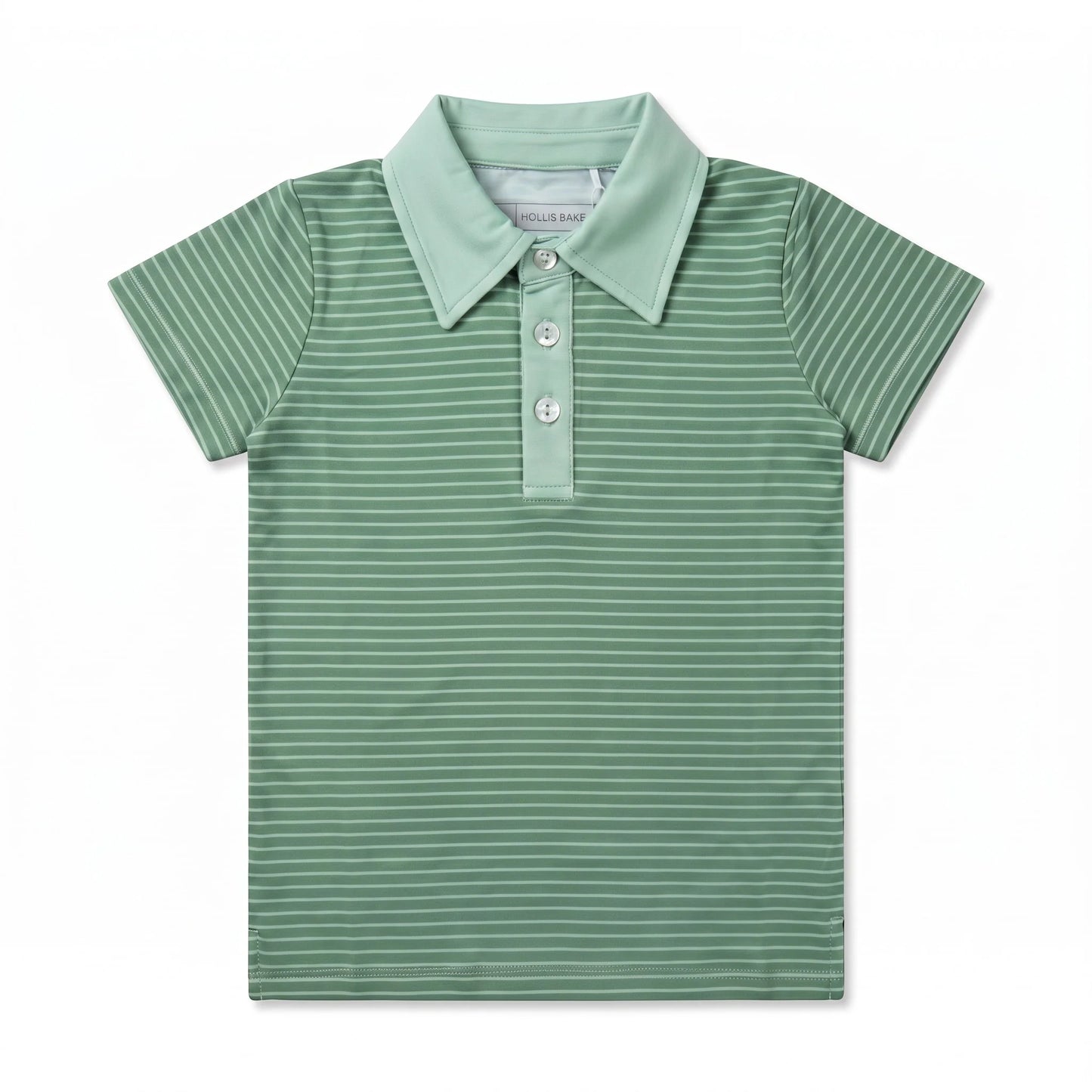 Green Stripe Trey Polo