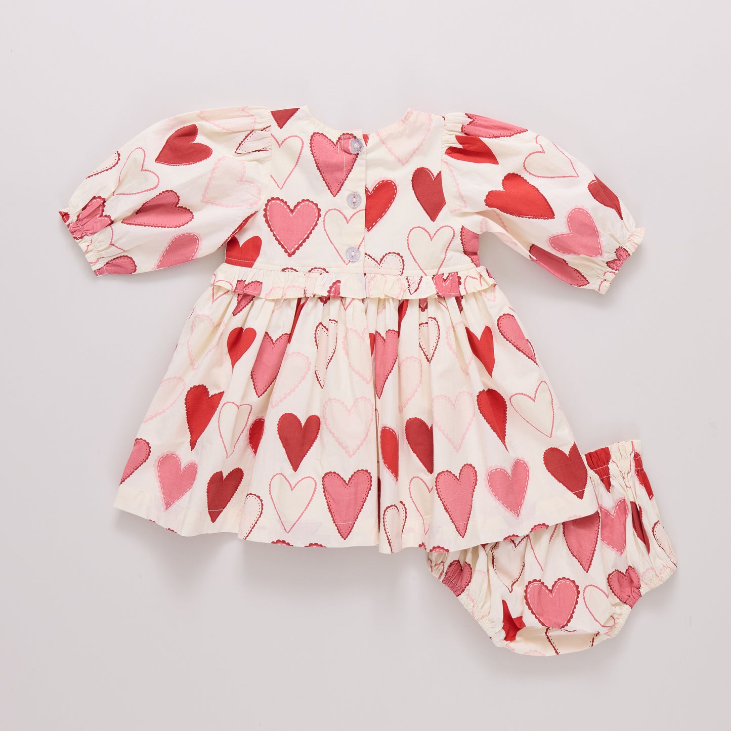 Graident Hearts Baby Girls Renee Dress Set