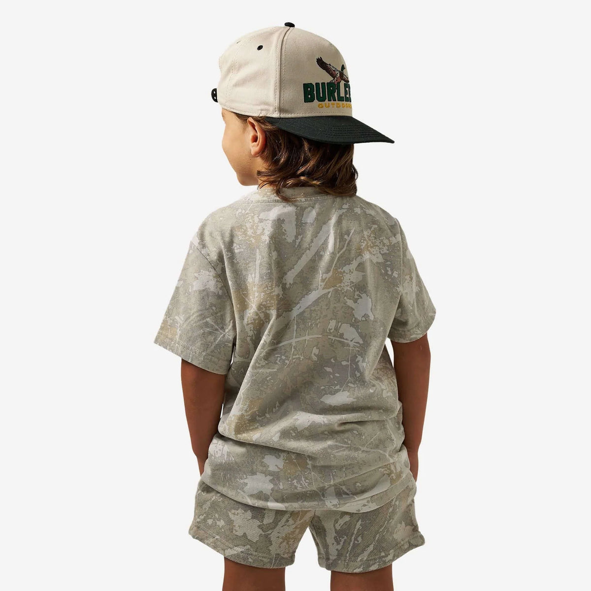 Youth Drifter Camo Vintage Washed Tee