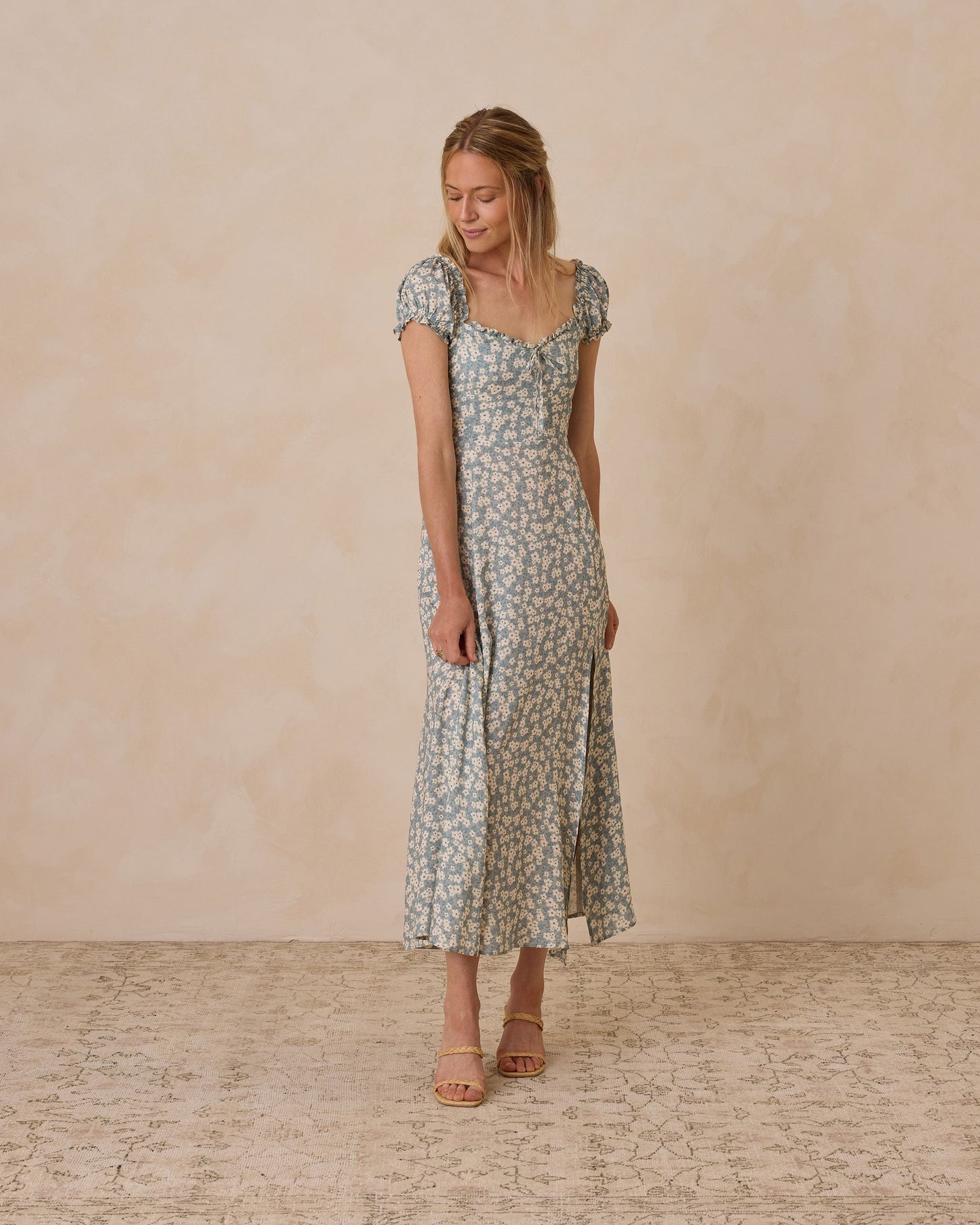 Noralee - Women's Aqua Ditsy Nancy Dress