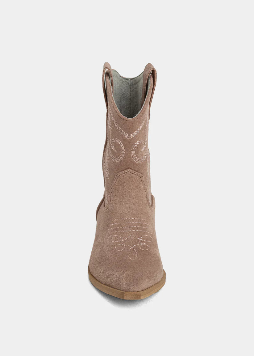 Rose Suede Zahara Mini Boot