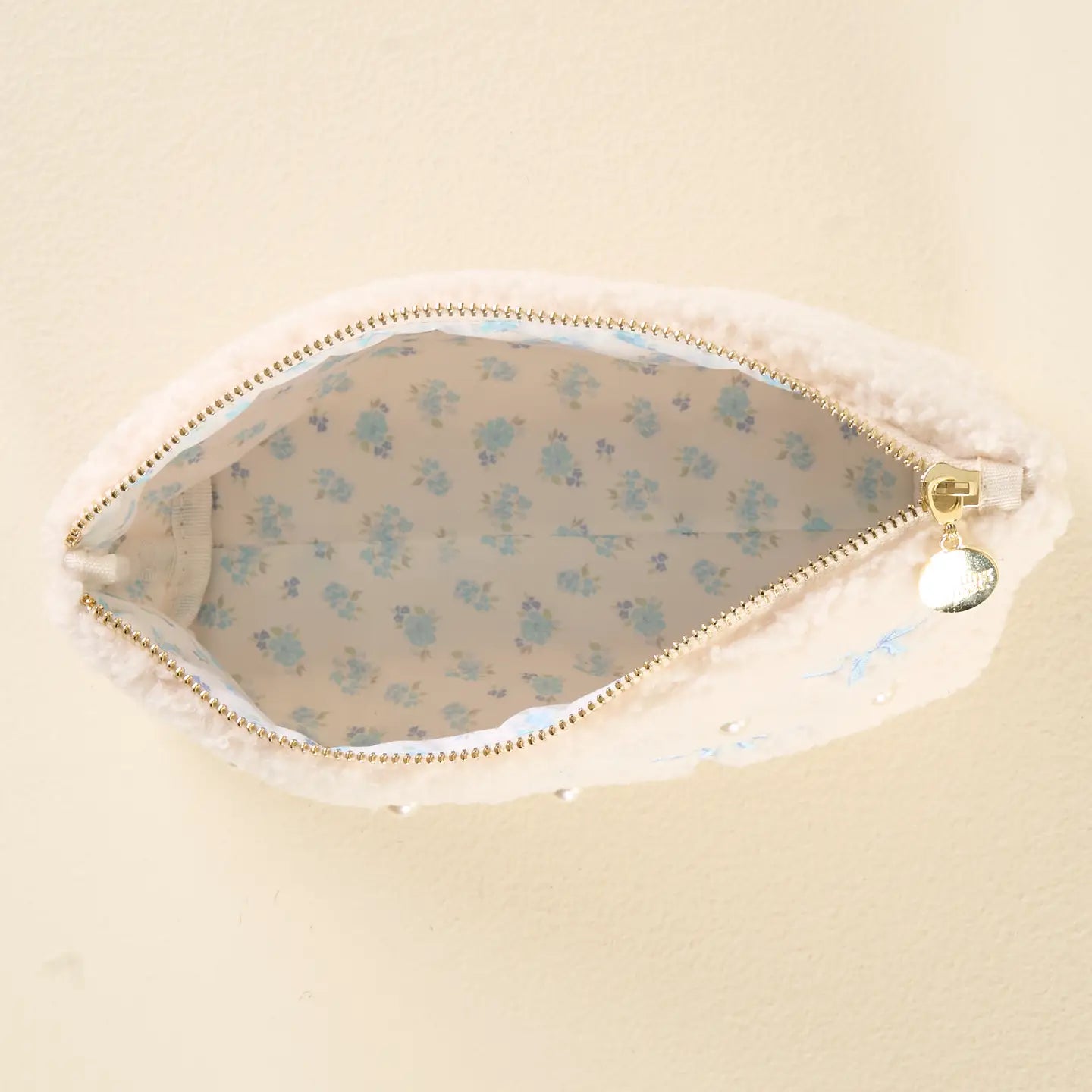 The Darling Effect - Teddy Pouch-Bows Blue
