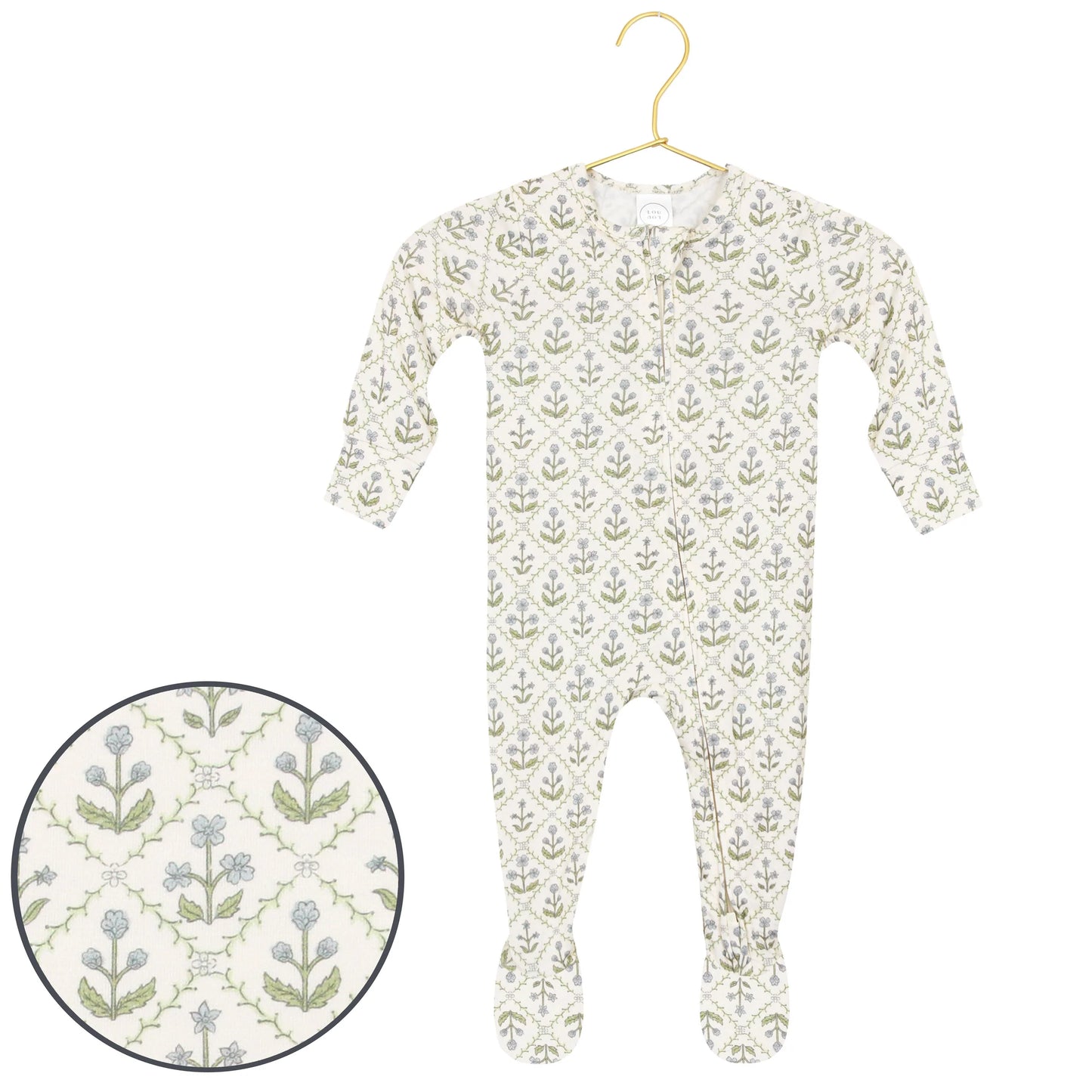 Etta Zipper Footie