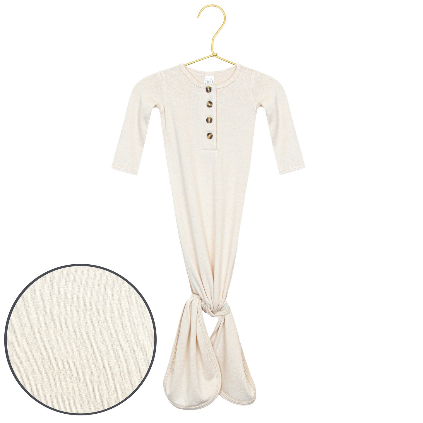 Dakota Plush Knit Knotted Gown