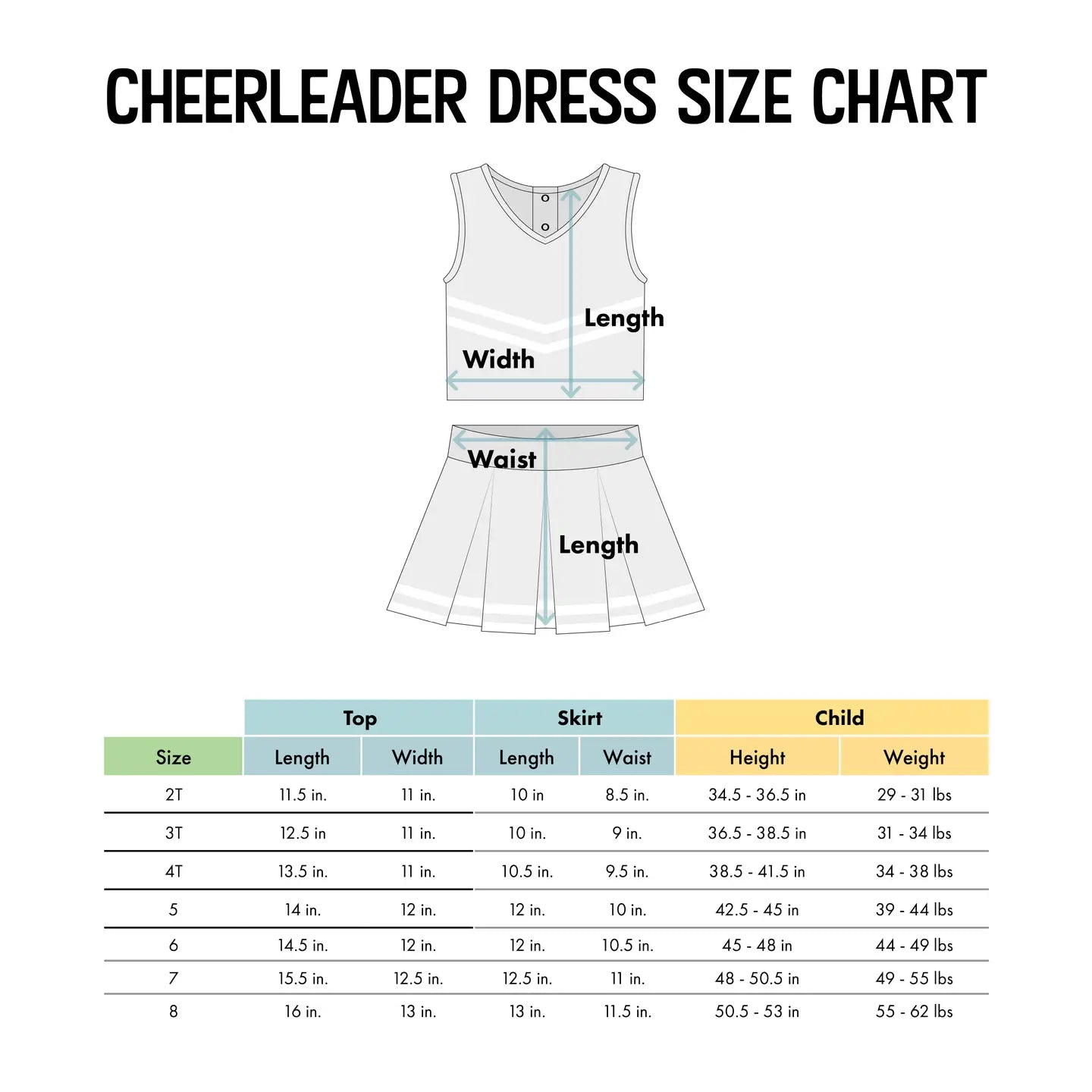Game Day - Tennessee Cheerleader Set