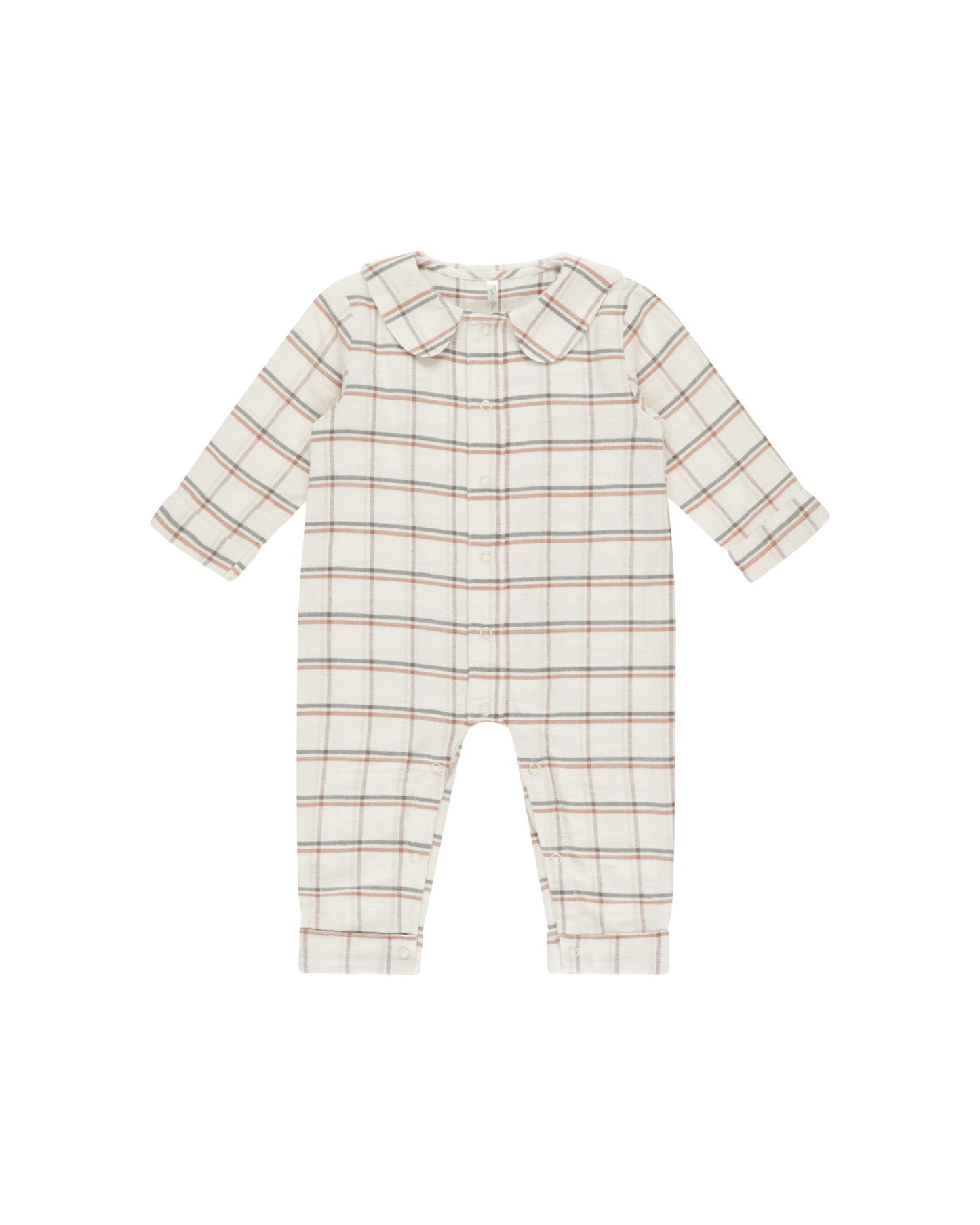 Rylee & Cru - Holiday Plaid Baby Pajama Romper