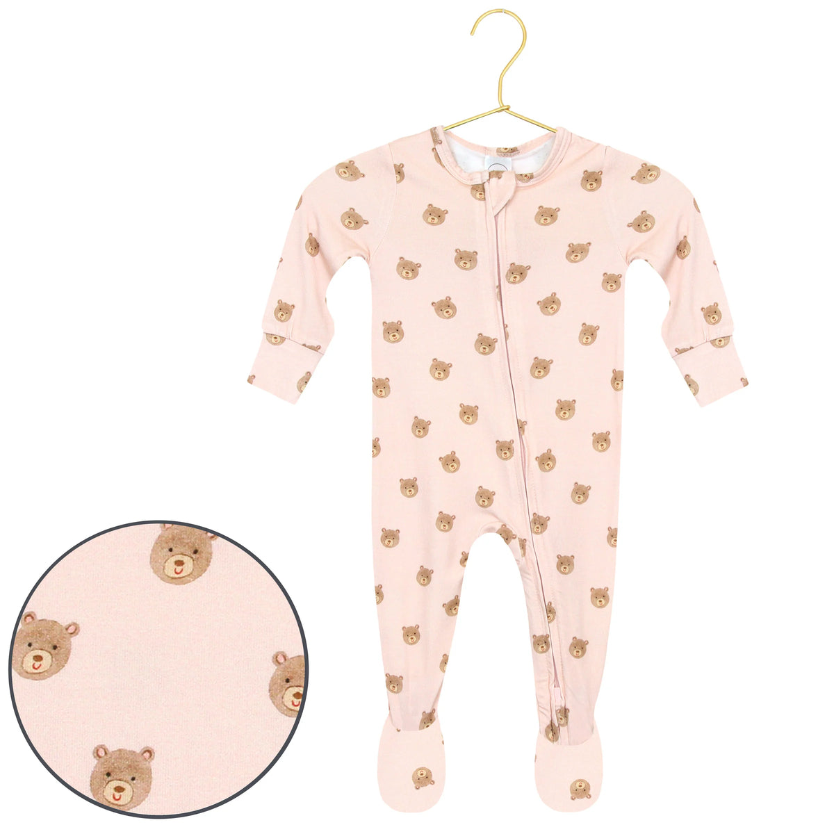 Honey Zipper Footie