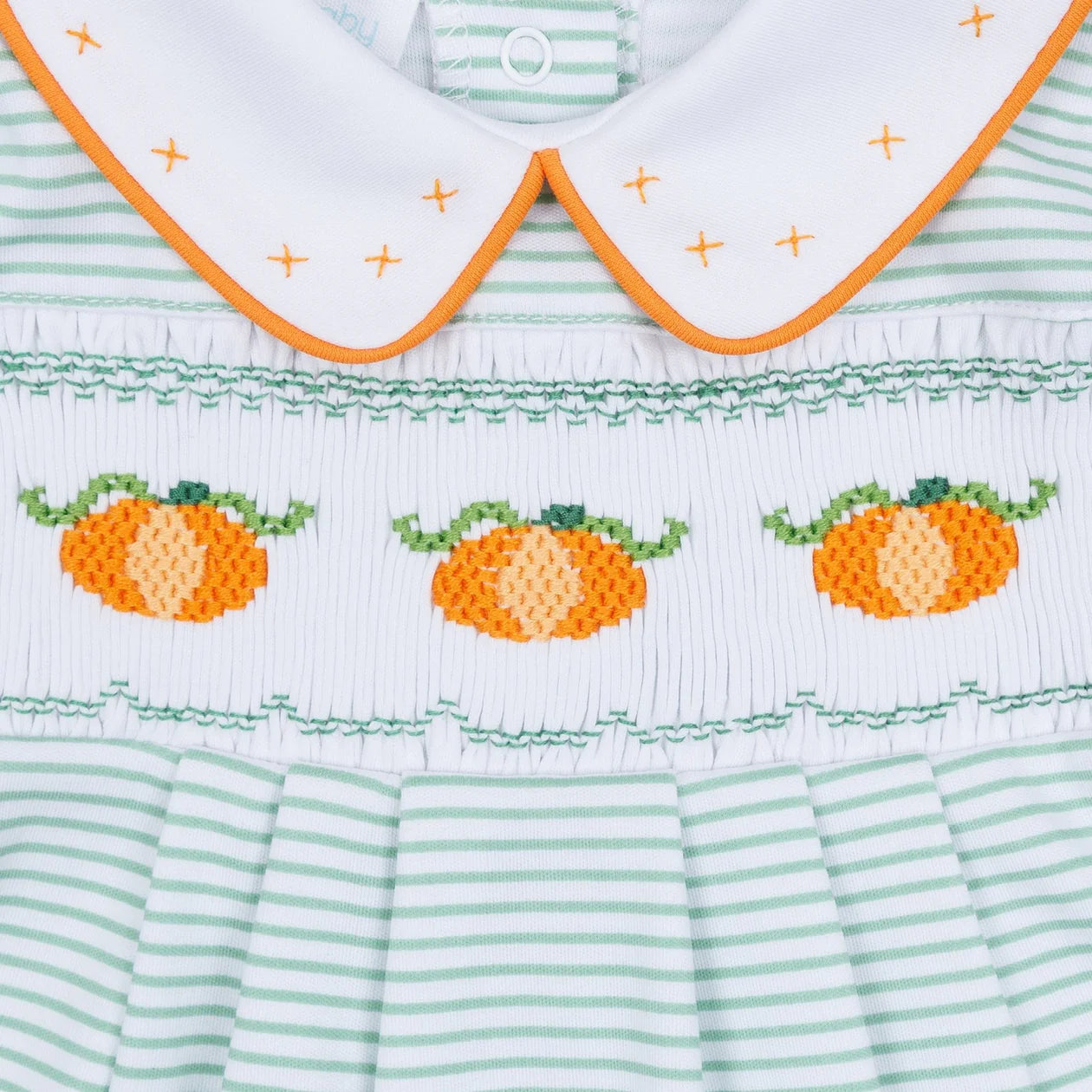 Lil' Pumpkin Classics Celery Smocked L/S Toddler Dress