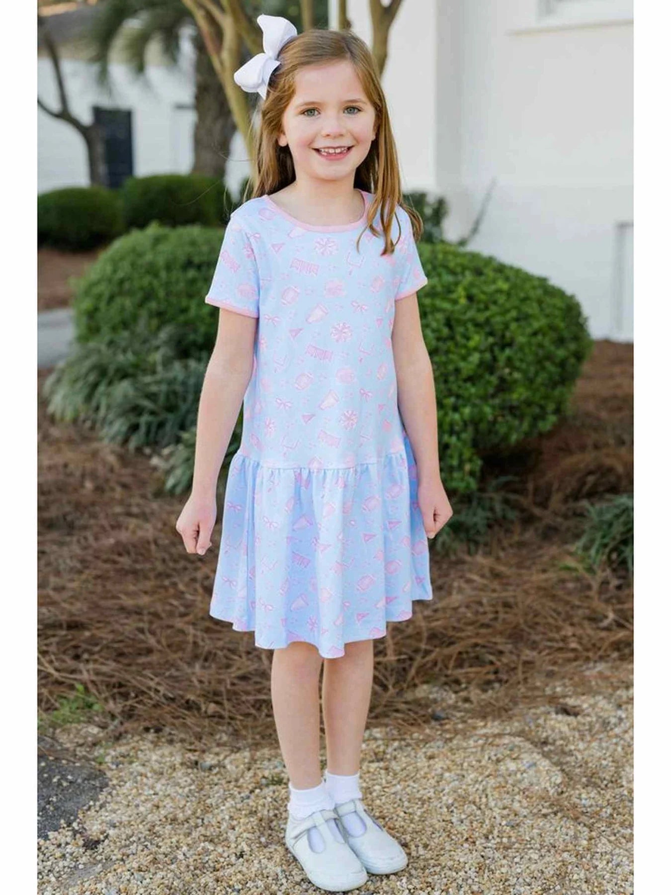 James & Lottie - Game On Knit Loren Drop waist Dress