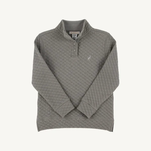 The Beaufort Bonnet Company - Pendleton Popped Collar (Quilted) Grantley Gray