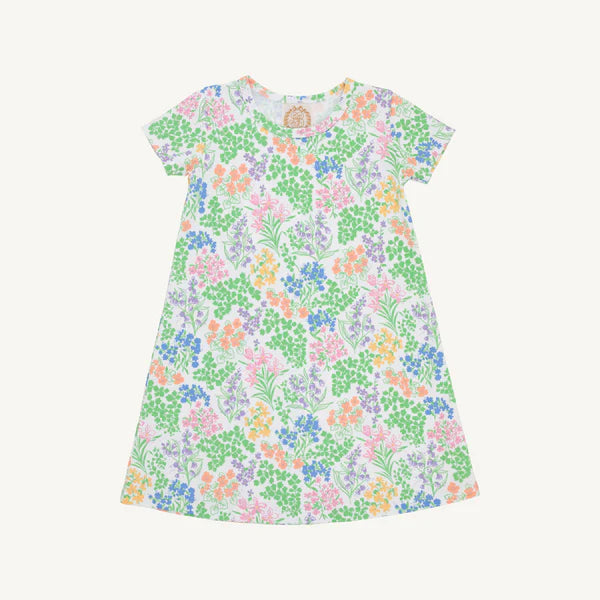 Gaston St Garden Polly Play Dress by The Beaufort Bonnet Company, featuring a colorful, playful children's dress with floral pattern.