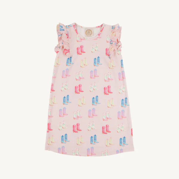 Cute to Boot Ruehling Ruffle Dress