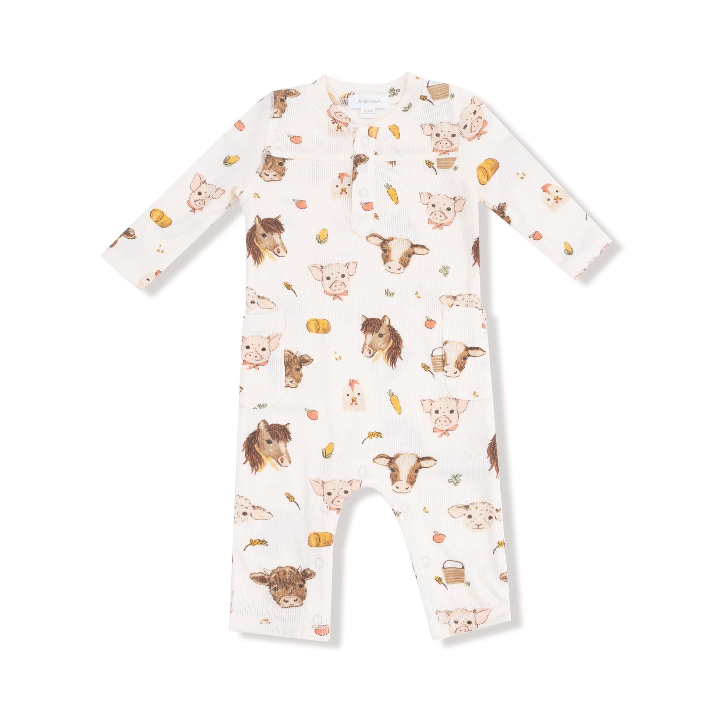 Vintage Farm Animals Romper