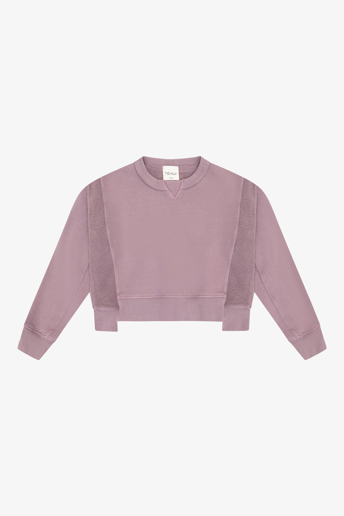 Lavender Mist Cotton Fleece Sweater