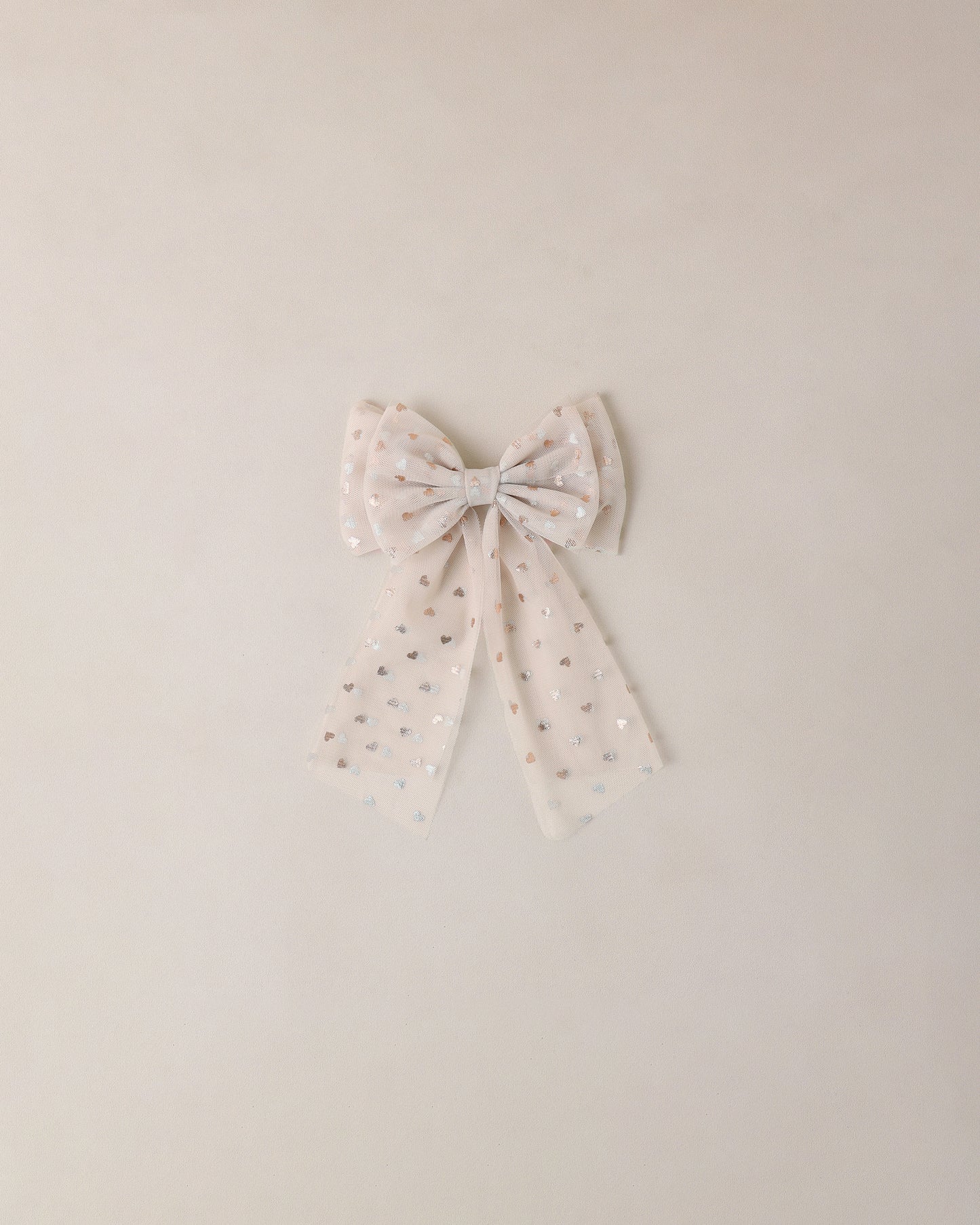 Rose Gold Hearts Alice Bow