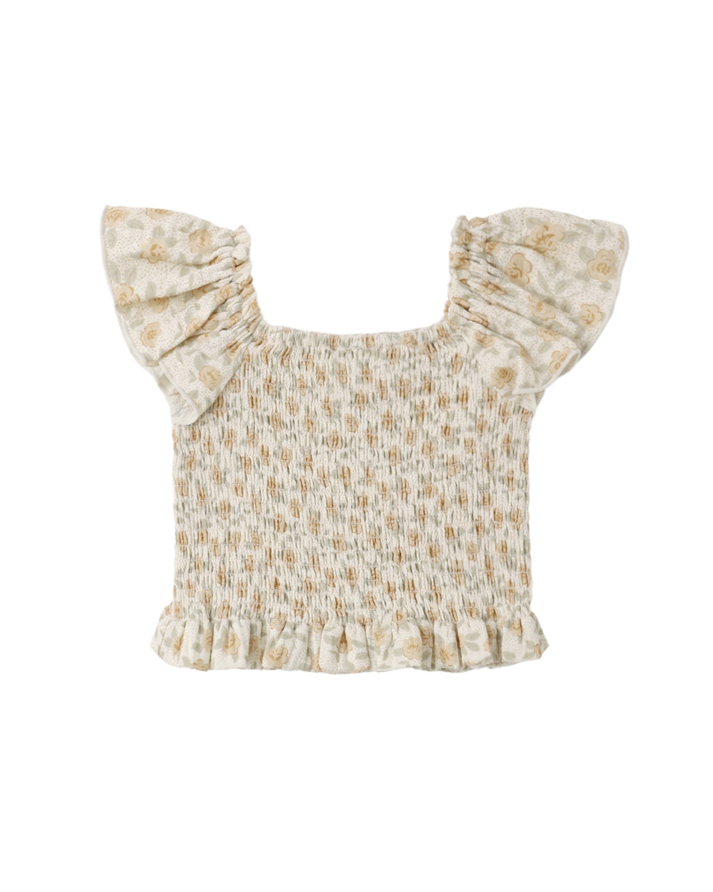 Yellow Floral Zayla Top