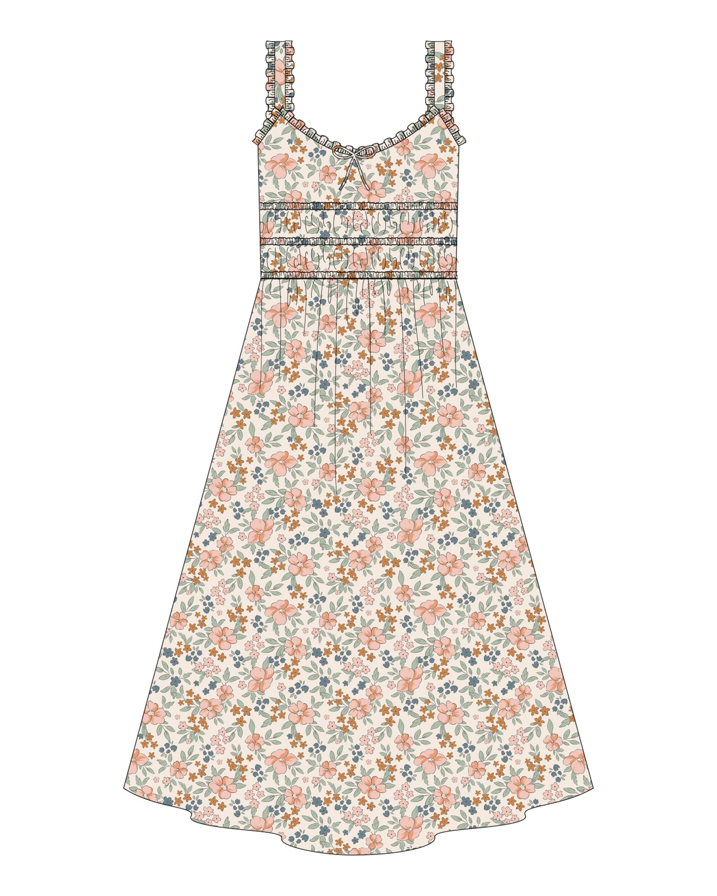 Women's Flower Field Jane Dress