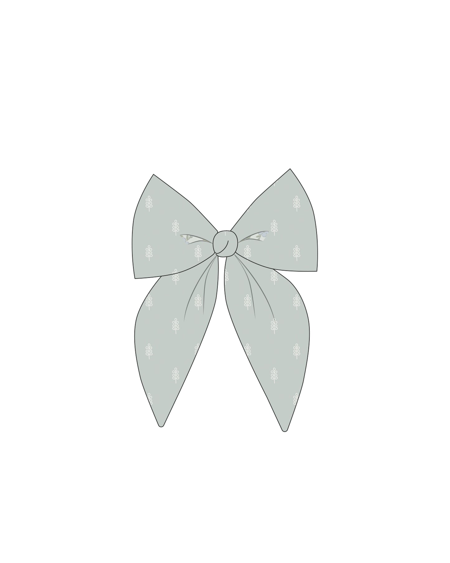 Seafoam oversized bow hair accessory by Rylee & Cru, featuring soft fabric and large, stylish bow for hair decoration.