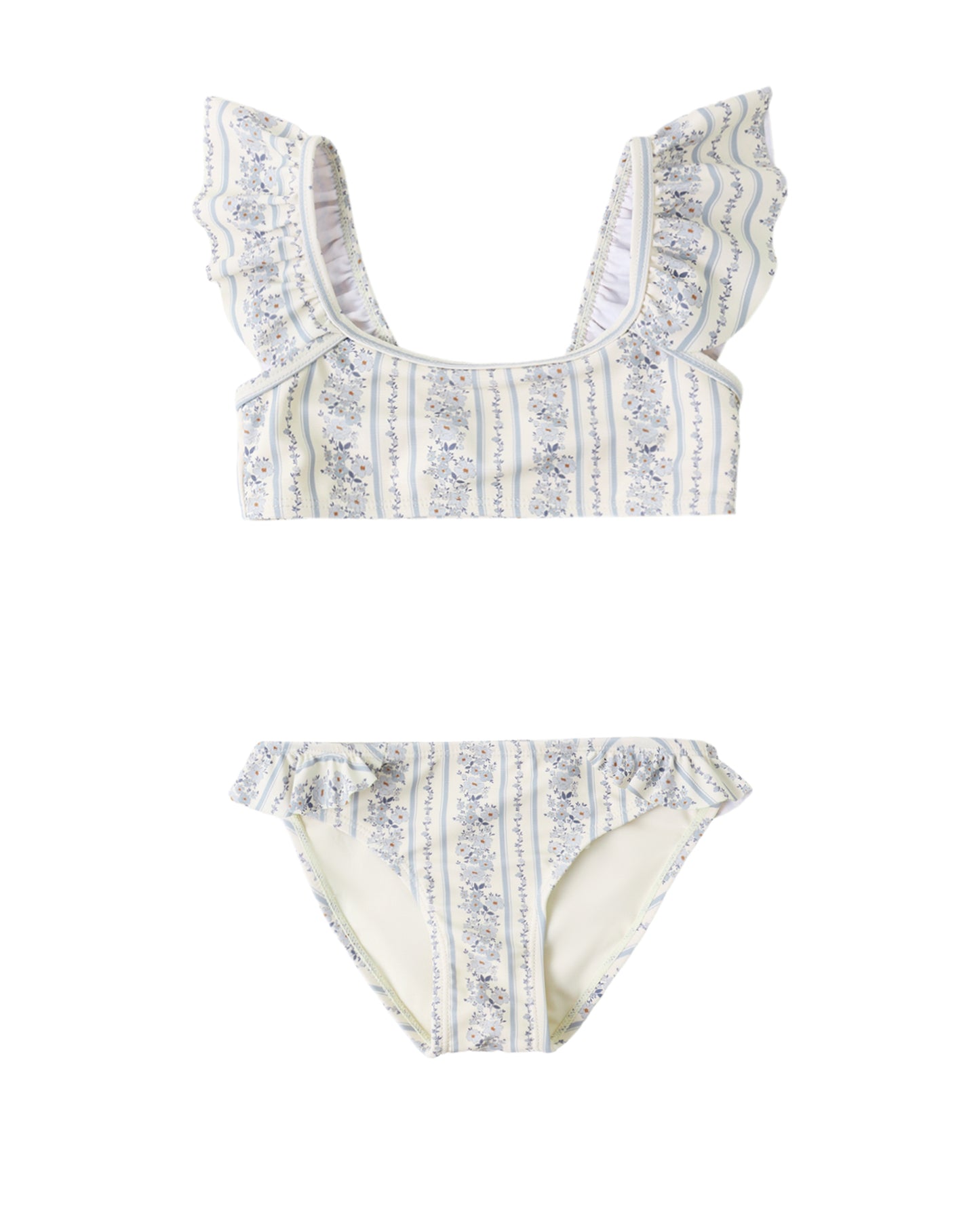 Blue Floral Hanalei Two Piece