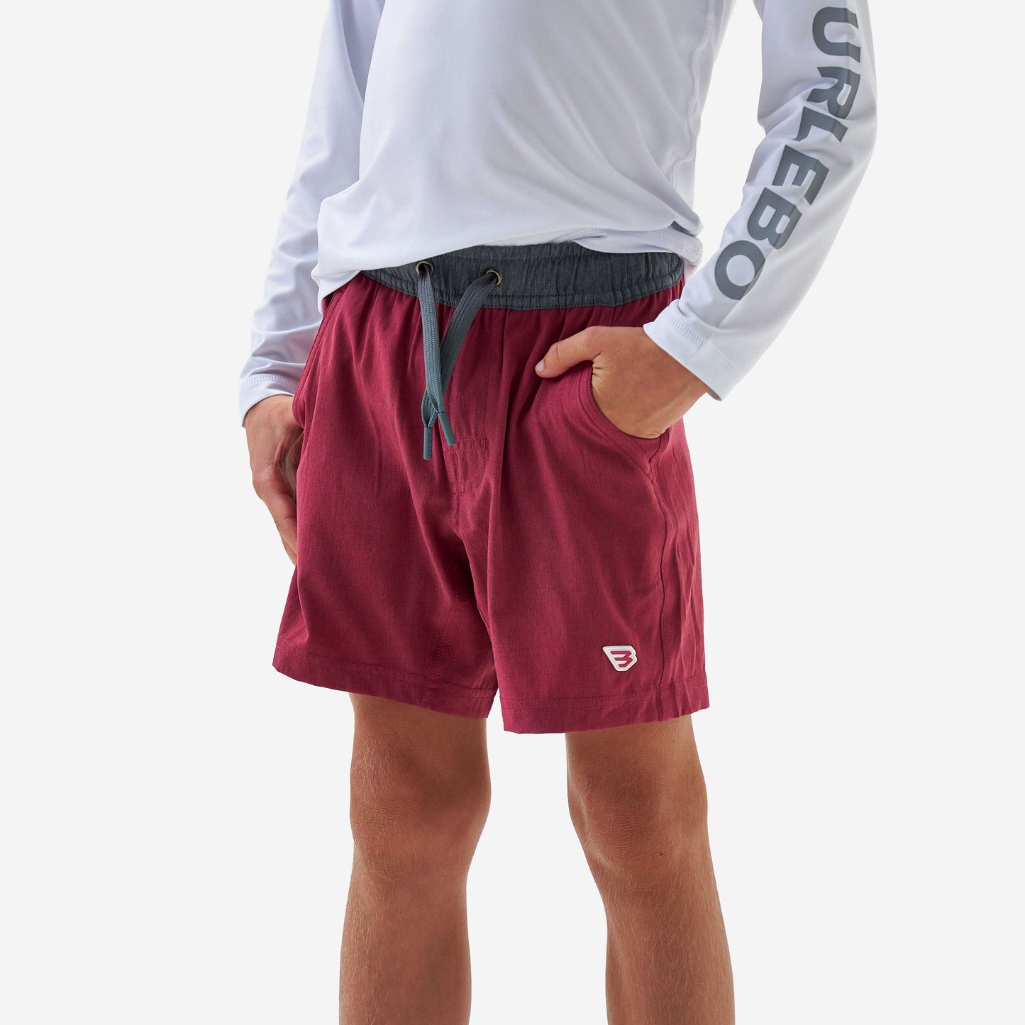 Heather Cardinal Athletic Short