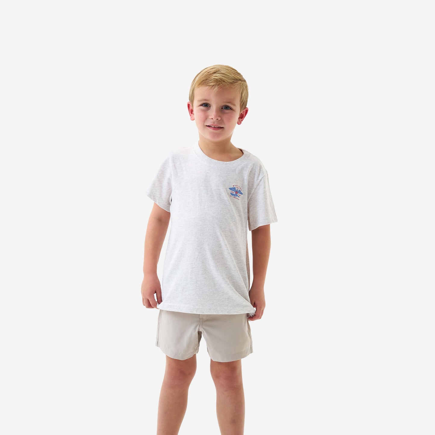 Eagle Outdoors Heather Oatmeal Youth Tee