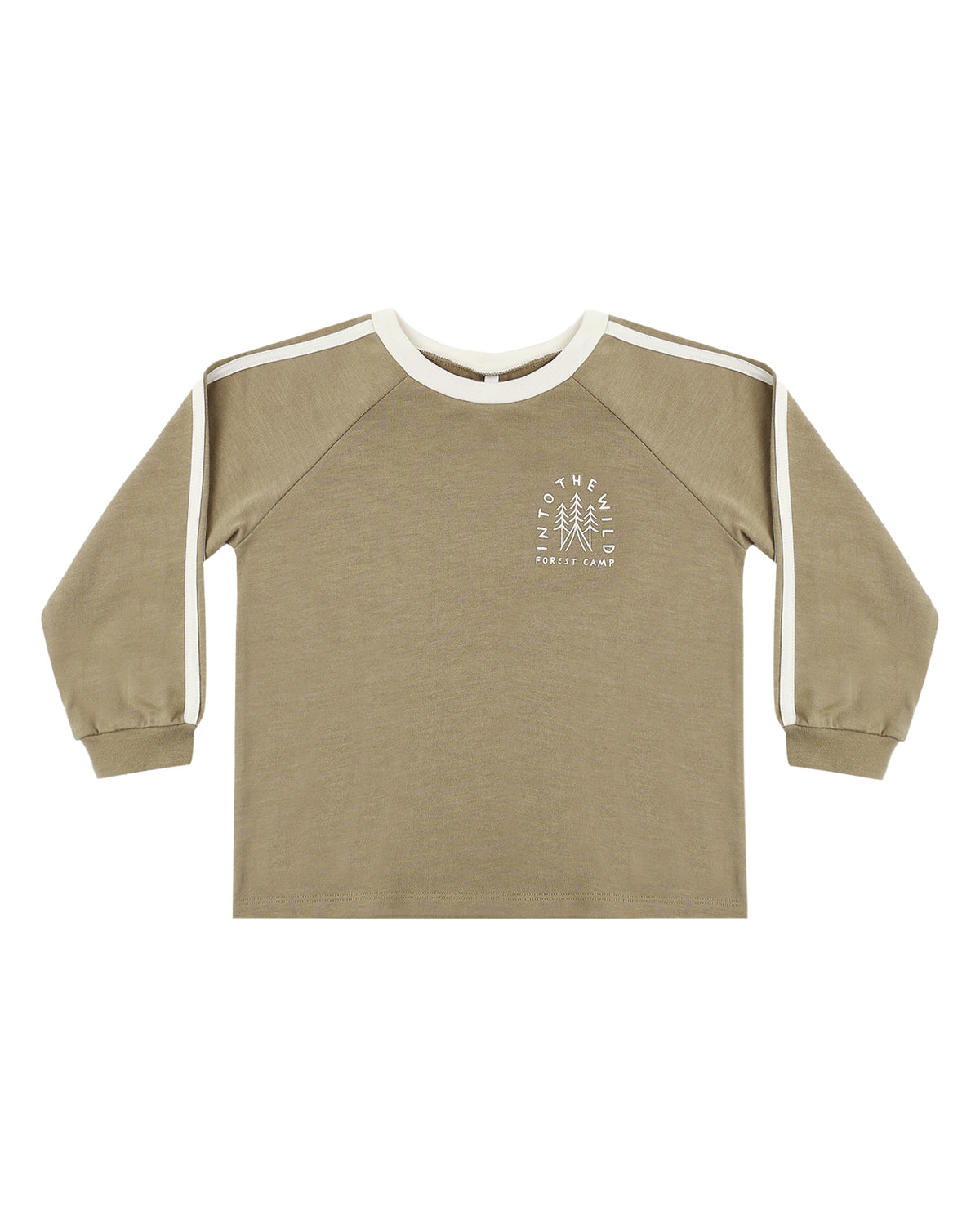 Rylee & Cru Into the Wild long sleeve jersey tee with nature-inspired print and comfortable fit, casual children’s clothing.