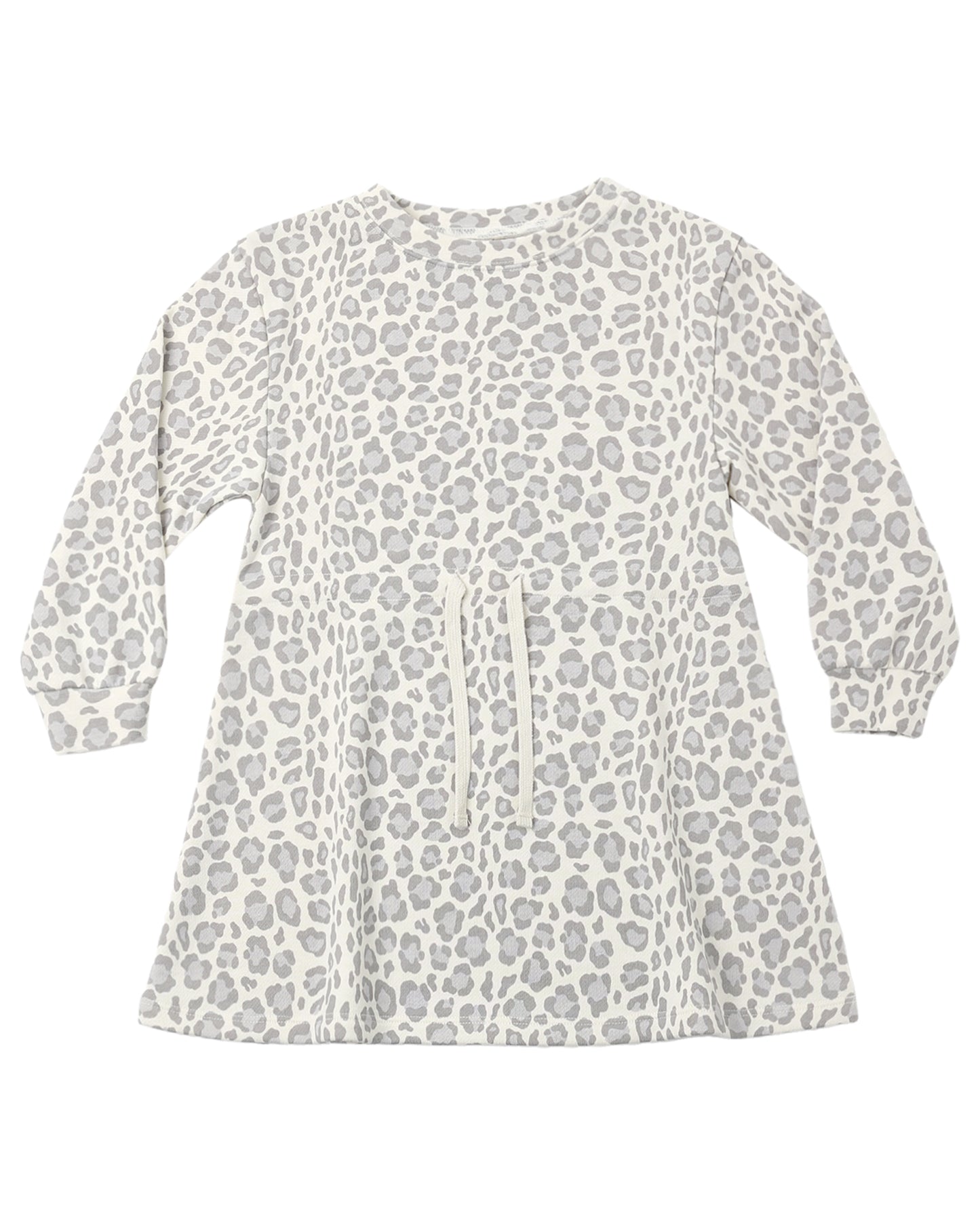 Blue leopard print Tate dress by Rylee & Cru, featuring a stylish, casual dress with a vibrant animal pattern and soft fabric.